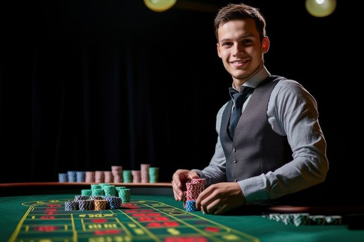 Antarmuka pemain surgadewa menampilkan opsi taruhan Lightning Baccarat dan saldo akun real-time Antarmuka pemain Lightning Baccarat dengan opsi taruhan dan tampilan saldo